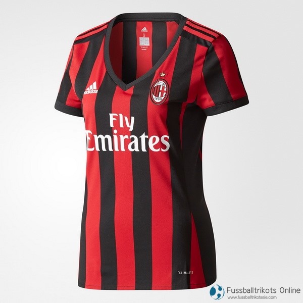 AC Milan Trikot Damen Heim 2017-18 Fussballtrikots Günstig